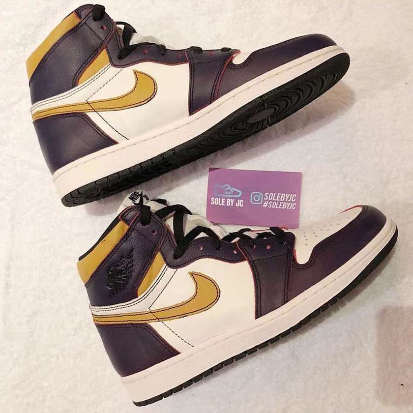 Nike SB Air Jordan 1 Lakers CD6578-507????????��???