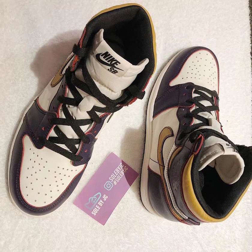 Nike SB Air Jordan 1 Lakers CD6578-507????????��???