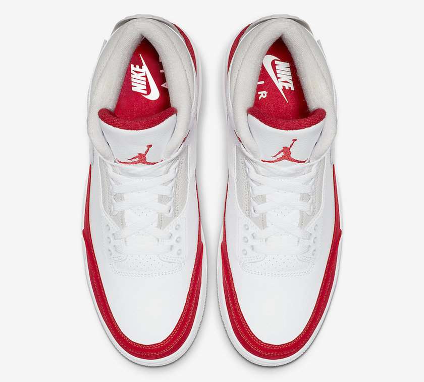 Air Jordan 3 Tinker White University Red CJ0939-100???????????