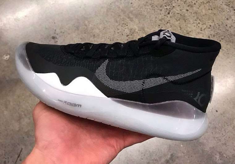 Nike KD 12 Black Pure Platinum White AR7229-001 Release Date