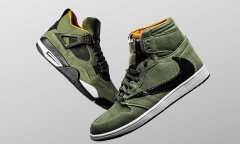 ͵ݻרΪ Travis Scott Ƶ AJ 1  AJ 4 ع